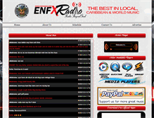 Tablet Screenshot of enfxradio.com